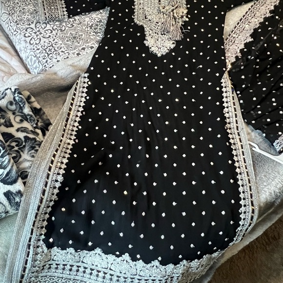 Desi outfit, long shirt and ghara, size M, - Picture 5 of 5